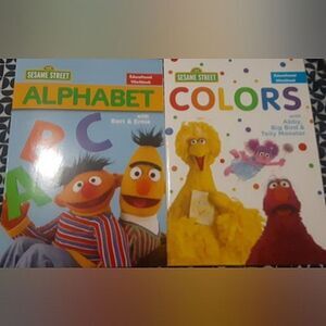 New Sesame Street Alphabet and Colors Books